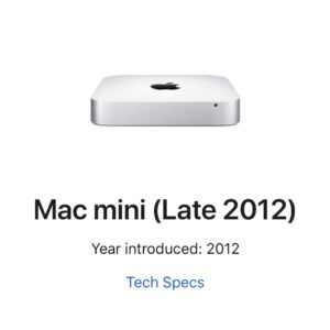 Apple Mac Mini loaded with software